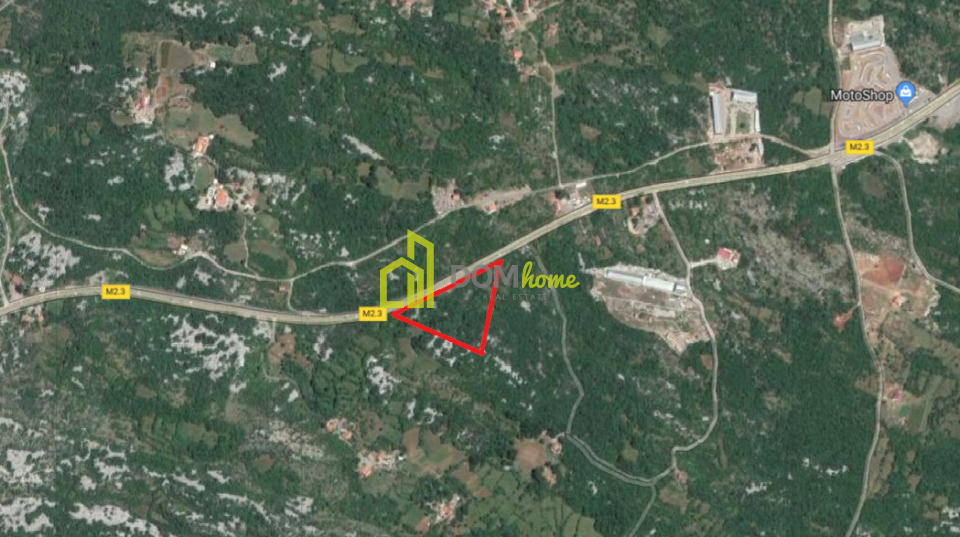 Plac 7952m2, Brežine